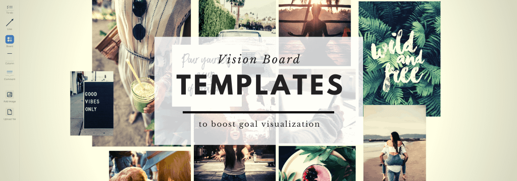Vision Board Templates To Boost Goal Visualization Think Visual